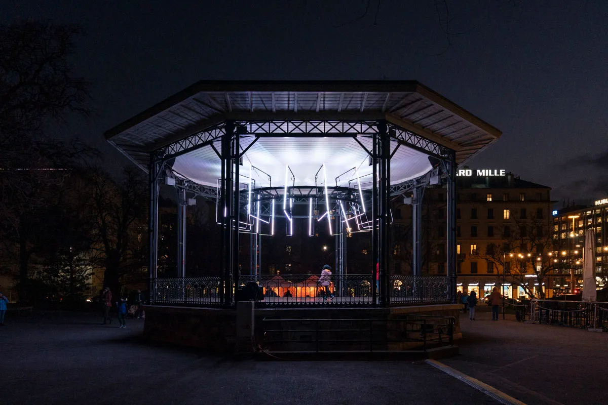 Eclosion: O.V.N.I, by Structurals, for Geneva Lux Festival, 2025 (installation view 22)