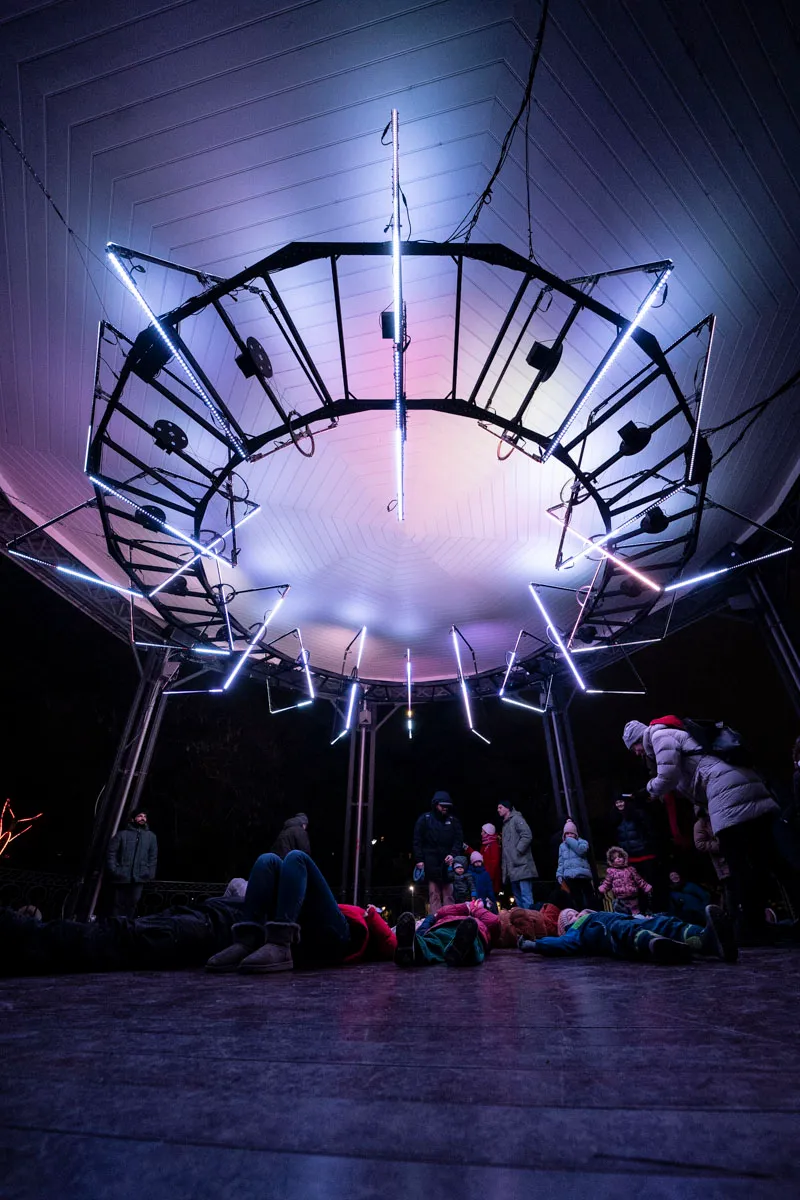 Eclosion: O.V.N.I, by Structurals, for Geneva Lux Festival, 2025 (installation view 18)