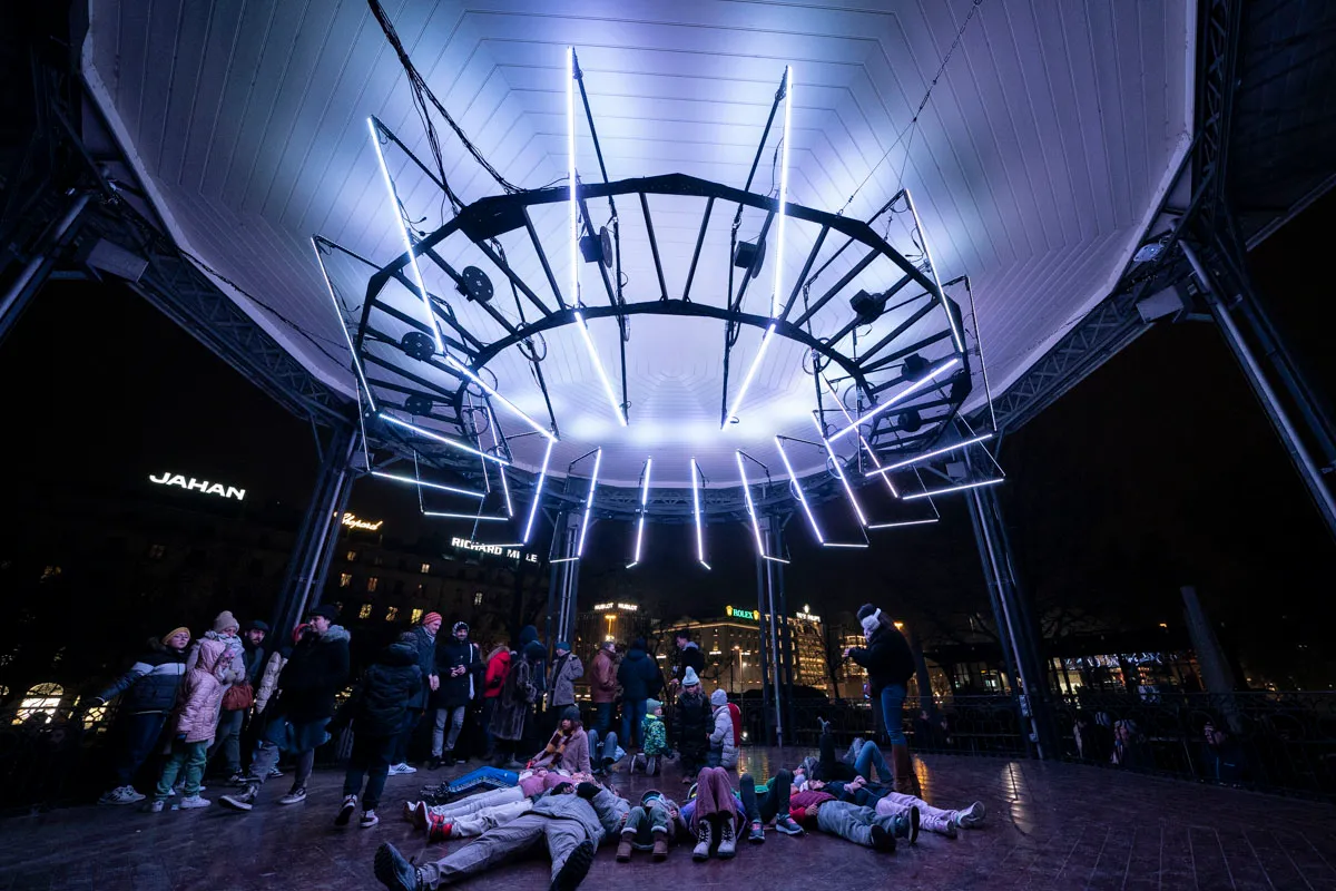 Eclosion: O.V.N.I, by Structurals, for Geneva Lux Festival, 2025 (installation view 20)