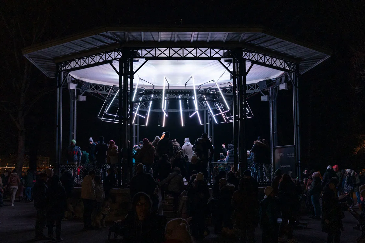 Eclosion: O.V.N.I, by Structurals, for Geneva Lux Festival, 2025 (installation view 24)